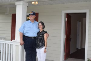 New homeowners in the Veterans Village