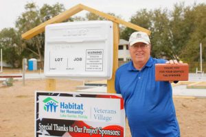 Habitat Lake-Sumter CEO/President Kent Adcock at Veterans Village Project Site