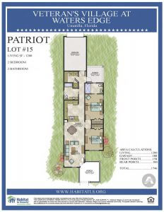 Veterans Village Patriot floor plan