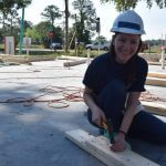 Martha volunteering at Wildwood Women Build site