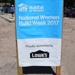 National Women Build Week 2017 banner