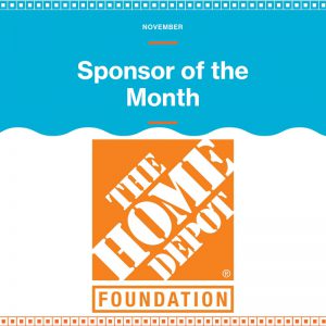 Sponsor of the Month: The Home Depot Foundation