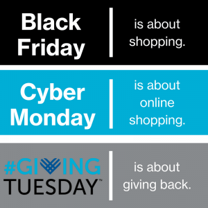 #GivingTuesday is about giving back