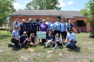Preservation and Repair with volunteer group and family