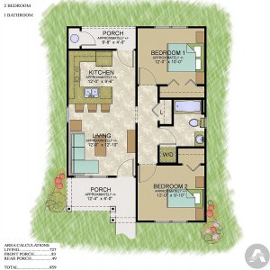 Coleman houses floor plan