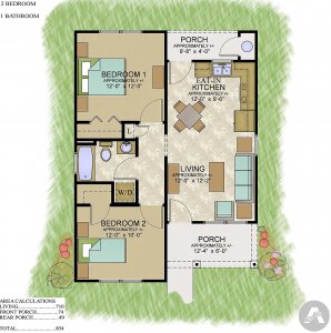 Coleman house floor plan