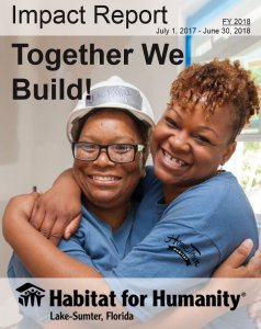 2017-2018 Impact Report: Together we build cover