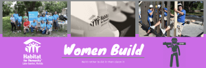 Women Build website header