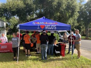 The Mojo Grill tent