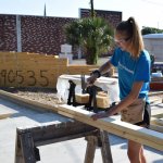 Eustis Site Women Build 2019 - hammering