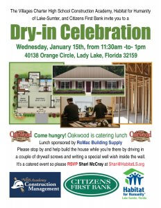 The Villages Charter School Dry-in Celebration Invitation