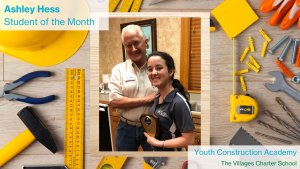 Ashley Hess, Youth Construction Academy Student of the Month