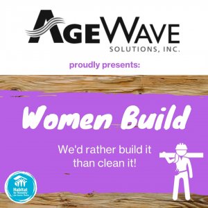 AgeWave proudly sponsors Women Build 2021