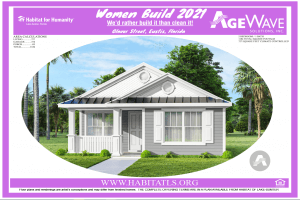 Women Build 2021 house elevation