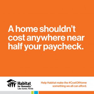 A home shouldn't cost anyway near half your paycheck.