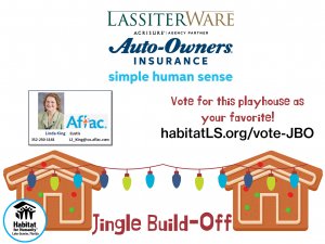 LassiterWare and Aflac Linda King vote for this playhouse as your favorite 2021