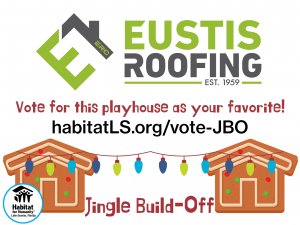 Eustis Roofing vote for this playhouse as your favorite 2021